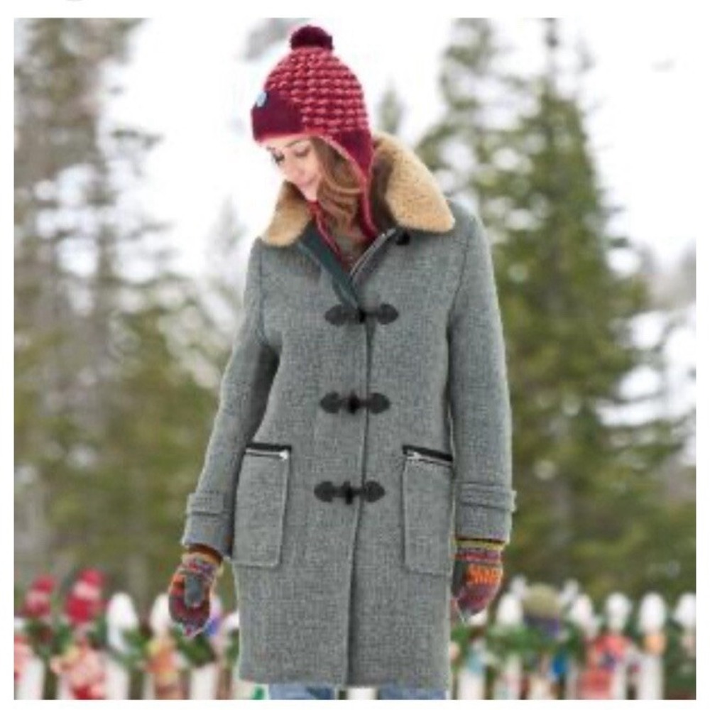 Sundance Coat Black Gray Grey RN106205 Womens Size 14 Read